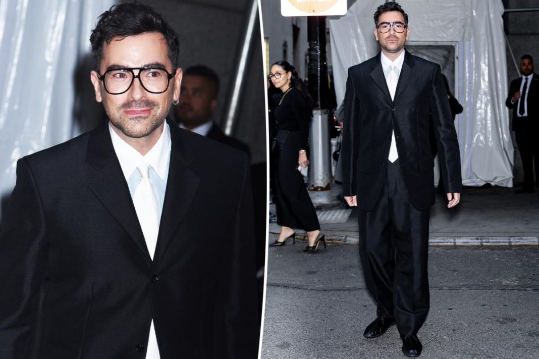 Dan Levy jokingly deflects ‘cute’ compliment with surprising JFK Jr. comparison