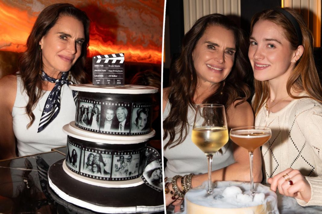 Brooke Shields celebrated her 61st birthday partying with her daughters at ZOI Nomad