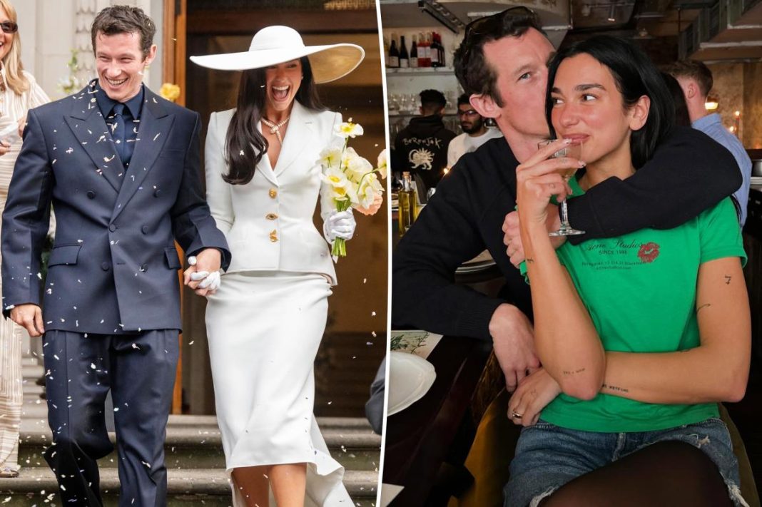 Sicily locals protest Dua Lipa and Callum Turner’s wedding as Italian city is shut down for three-day affair