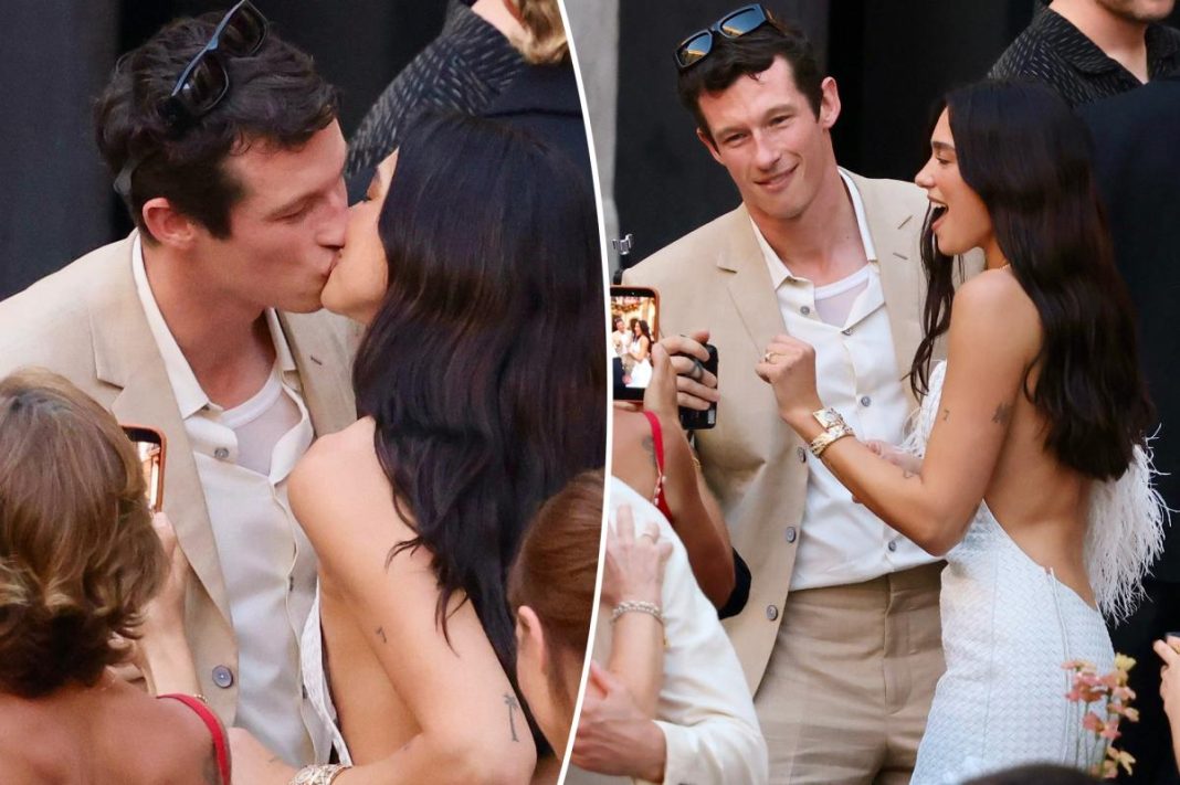 Dua Lipa and Callum Turner get married — again — in Italy as Elton John serenades them with ‘Your Song’