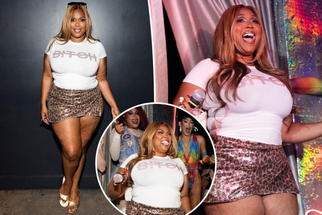 Lizzo twerks at NYC gay bars to celebrate album release and pride month