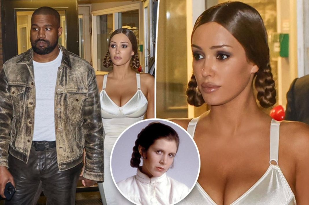 Bianca Censori draws Princess Leia comparisons with bizarre new hairstyle on date with Kanye West