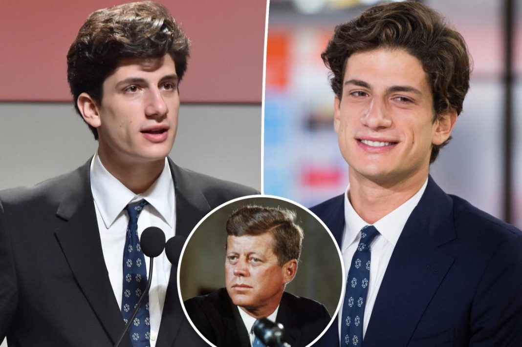 Jack Schlossberg wears grandfather John F. Kennedy’s tie for ‘good luck’