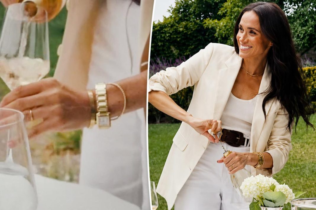 Meghan Markle serves up her signature wines in more than $100K worth of jewelry