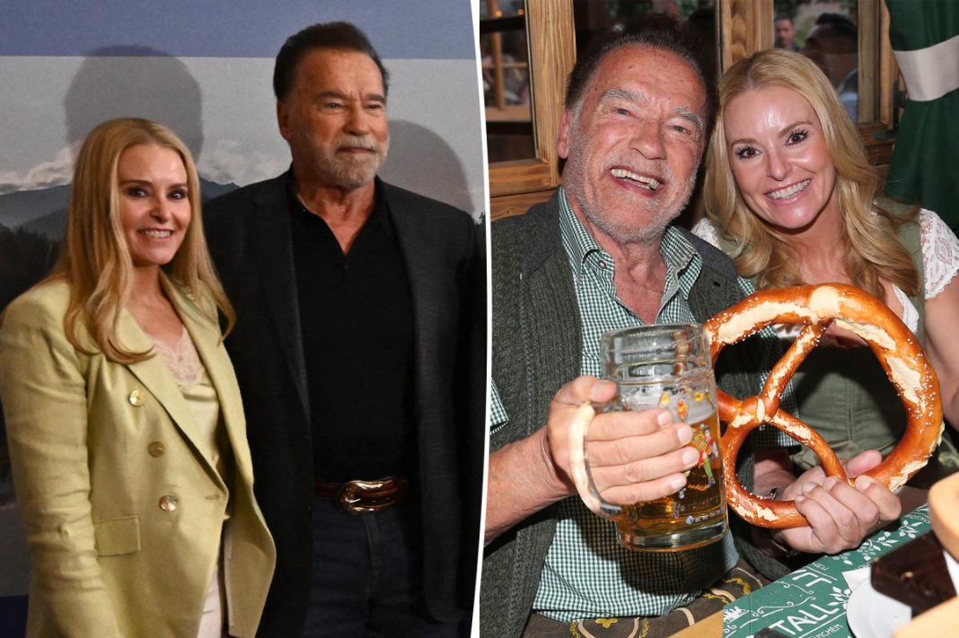 Arnold Schwarzenegger makes rare appearance with much younger girlfriend