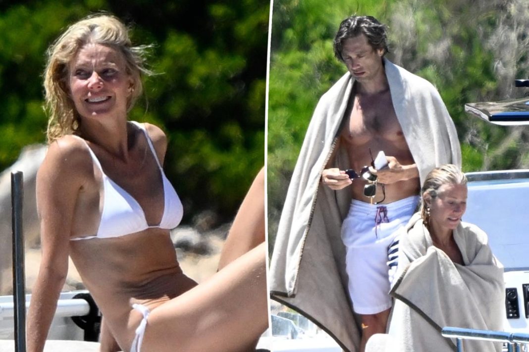 Gwyneth Paltrow, 53, shows off insane bikini body on yacht with husband Brad Falchuk in Italy