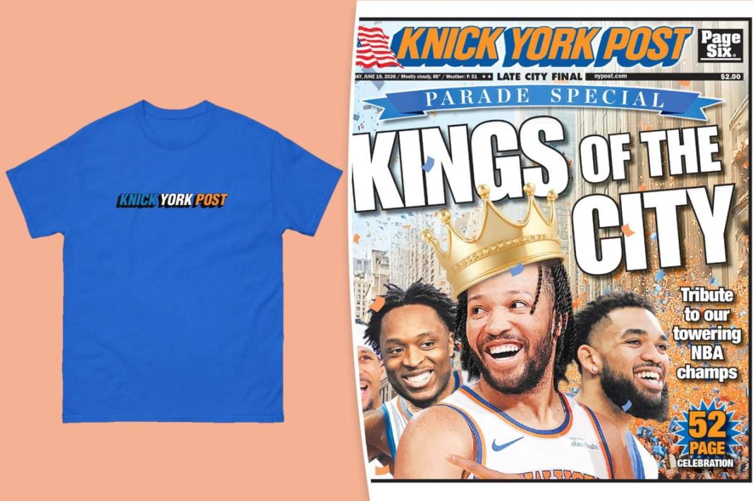 Knick York Post: Celebrate the team’s historic win with our limited-edition tee
