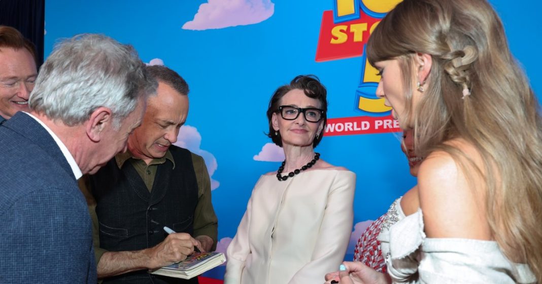 Taylor Swift Had Tom Hanks Sign a 'Toy Story' VHS in Sweet Premiere Moment
