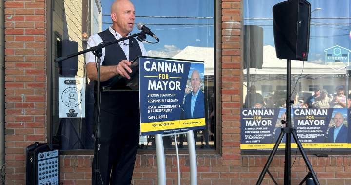 Kelowna councilllor Ron Cannan launches mayoral campaign, promises focus on public safety