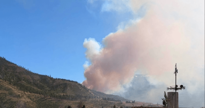 Lytton, B.C., under evacuation alert as wildfire burns nearby