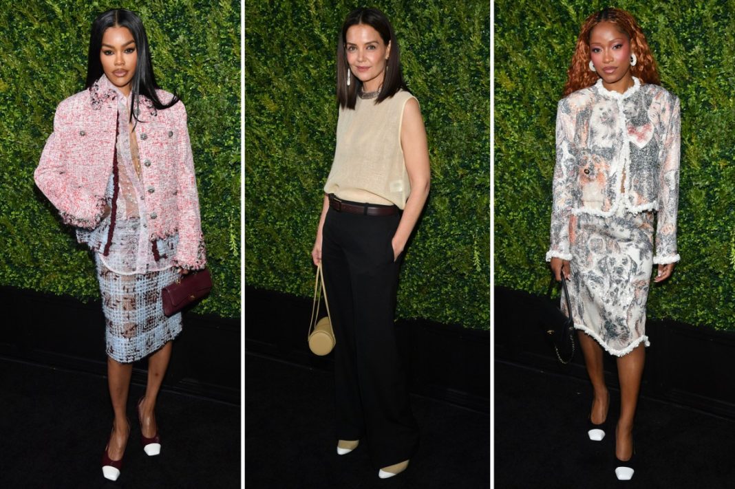 Chanel Tribeca Festival Artists Dinner 2026 red carpet: Teyana Taylor, Katie Holmes, Keke Palmer and more