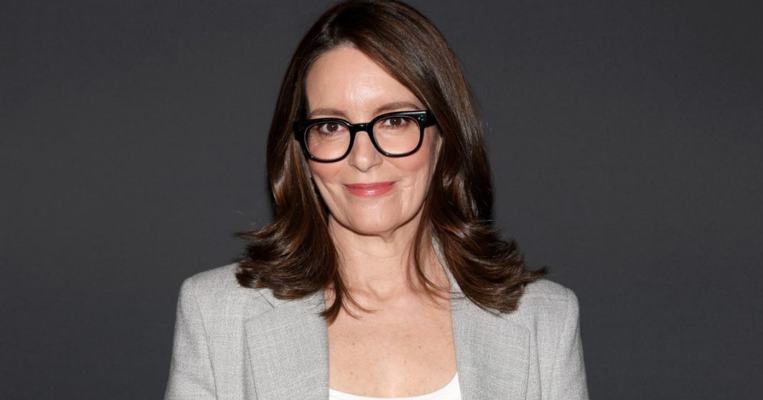 Tina Fey Proved the 'It' Girl Red Sweater Trend Works for Summer, Too