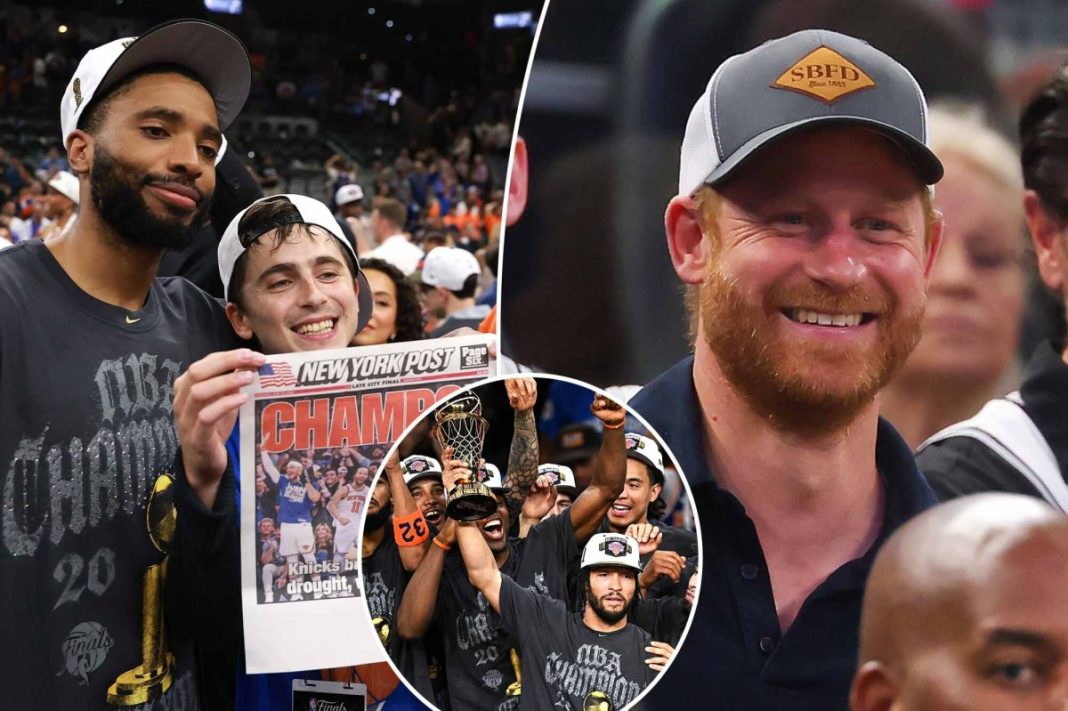 Yapping about Timothée Chalamet as an honorary Knick, Prince Harry’s surprise appearance & more